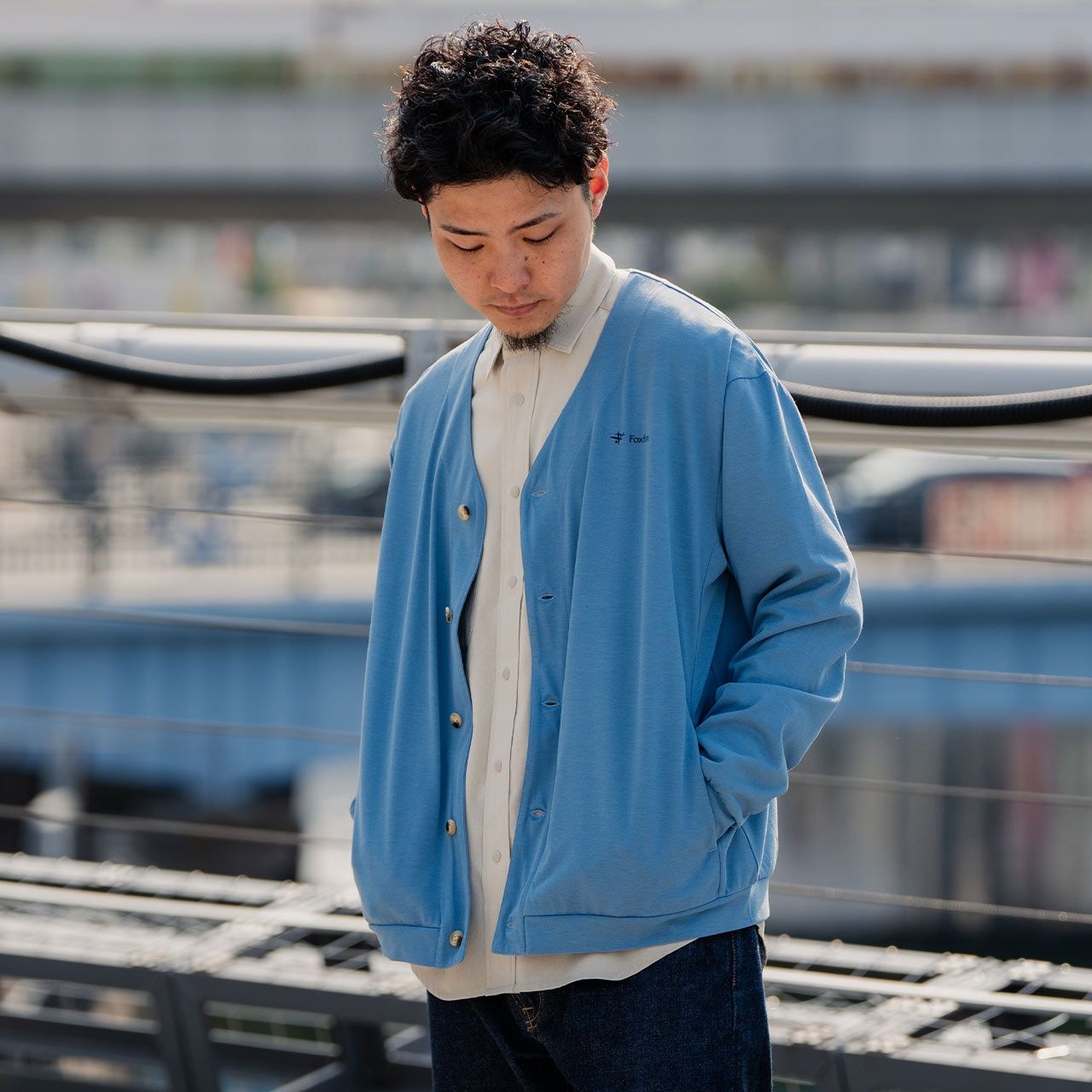 SCプレーナーカーディ (Men's)/ネイビー