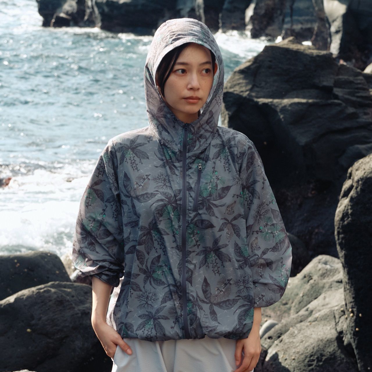 FISHDOMシェルジャケット /ブラック