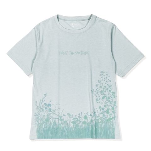 CシールドフィールドフラワーティーS/S (Women's)/ミストミント