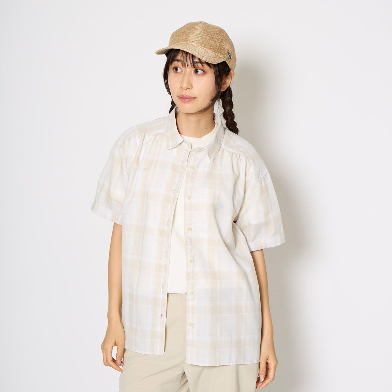 ブリージーシャツS/S (Women’s)/オフホワイト