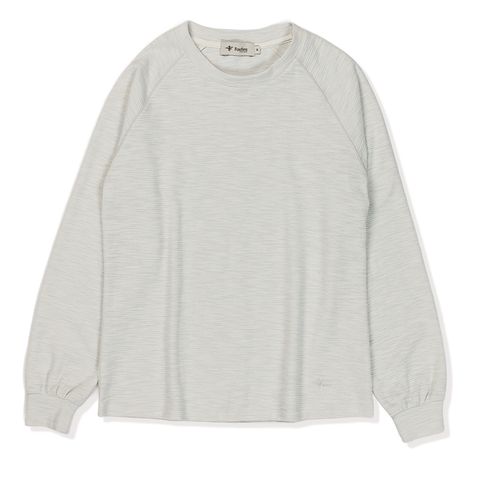 スラブリブラグランクルー (Women’s)/オフホワイト