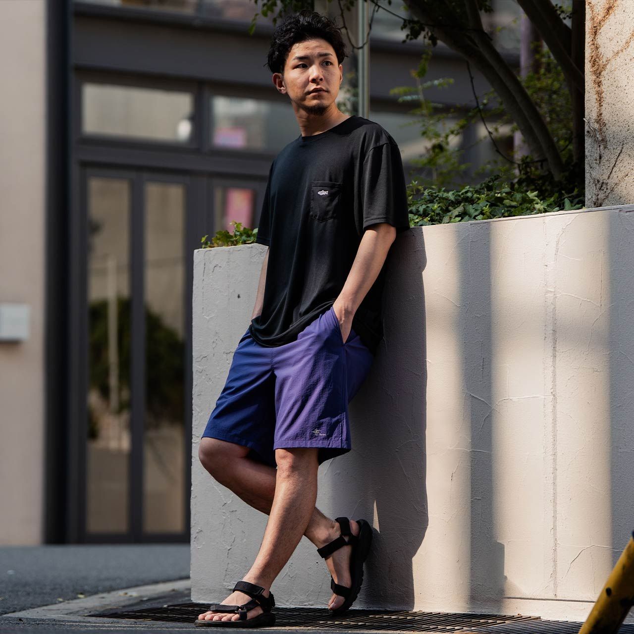 TSフィッシュポケットティーS/S (Men's)/ライトブルー