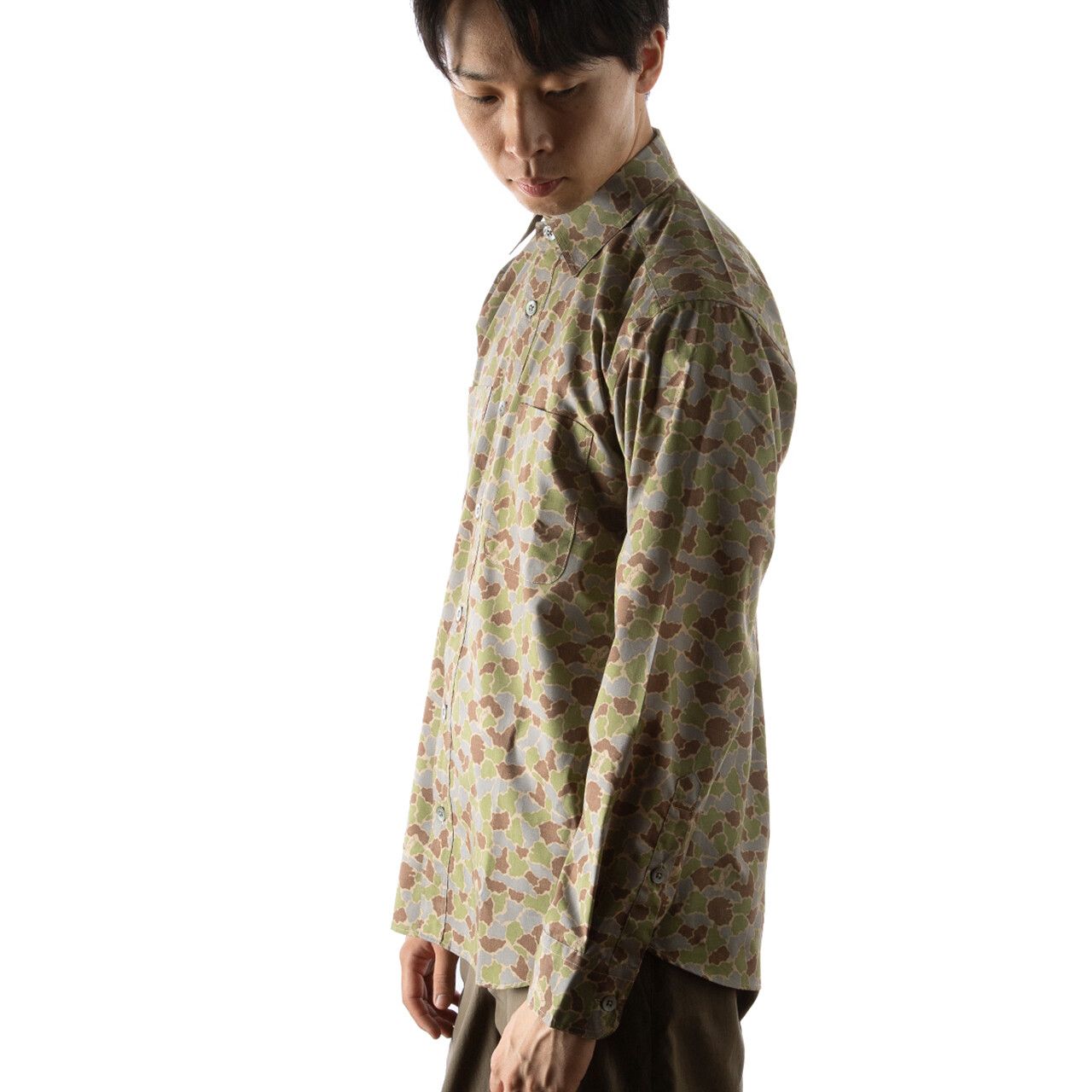 フィッシュアイカモシャツ(Men's)/ストーンカモ