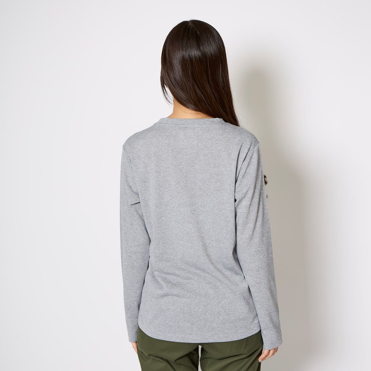 SCウィンドパスクルー (Women’s)/ライトグレー