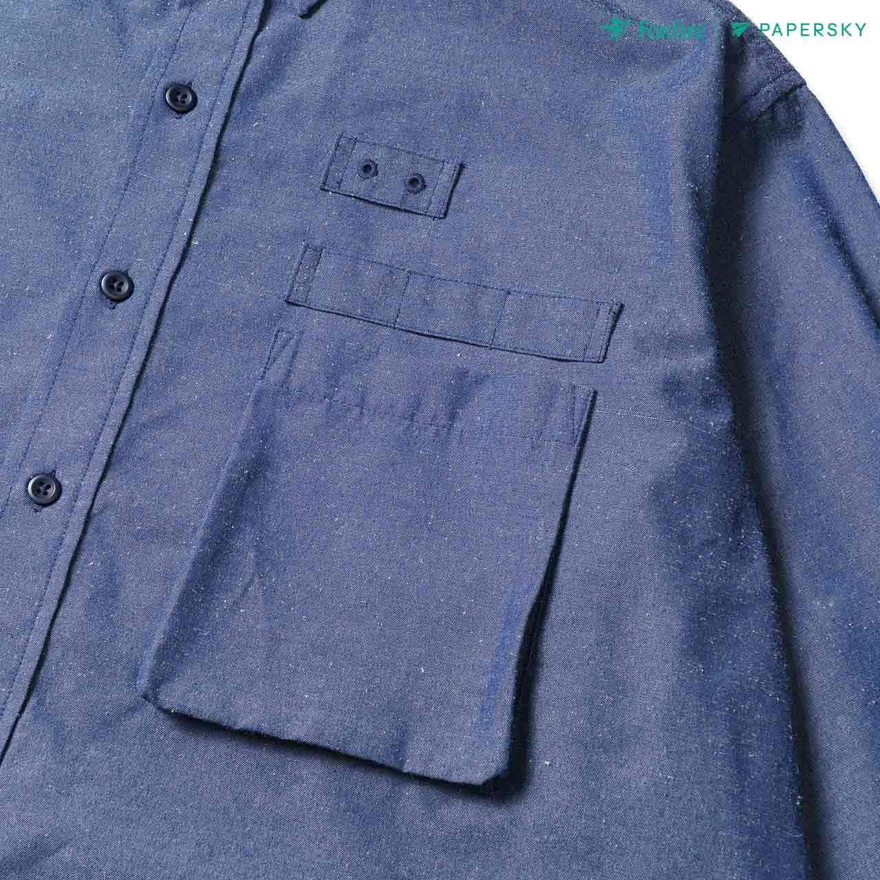 FISHDOMダンガリーシャツ (Men's)/インディゴ