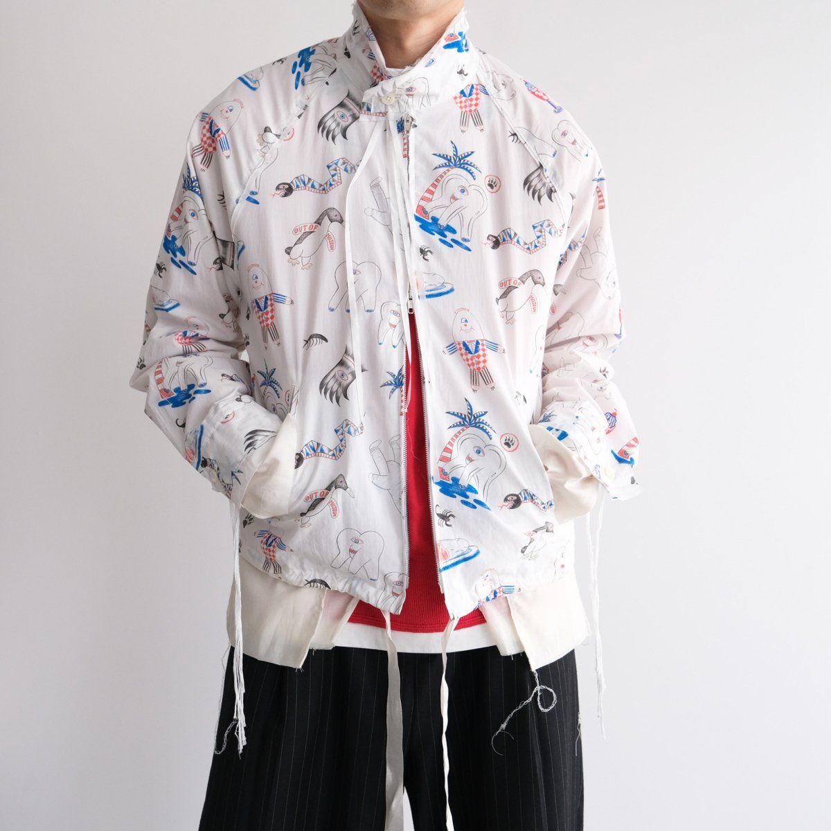 Midorikawa - 『OUT OF MUSEUM SWING TOP SHIRTS JACKET』-ジャケット-（WHITE / ホワイト） |  STACK STORE