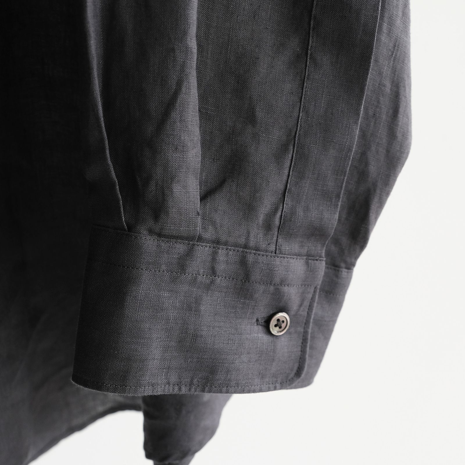 Linen L/S Oversized Regular Collar Shirt -シャツ-（C.Gray / C.グレー）GM262-50039B