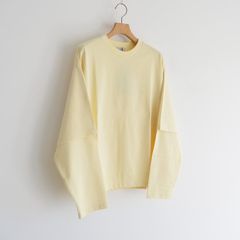 『LONG SLEEVE TEE』-Tシャツ-（YELLOW / イエロー）