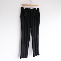 『SAFILIN LINEN PANTS』-パンツ-（BLACK / ブラック）
