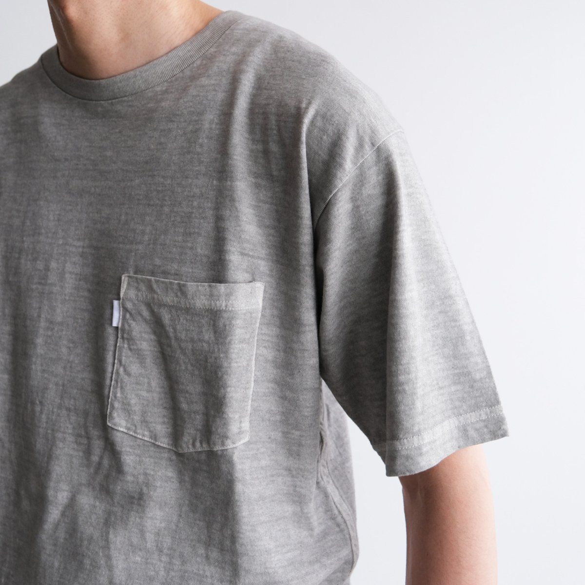 『COTTON / LINE S/S T-SHIRT(INK GARMENT DYE)』