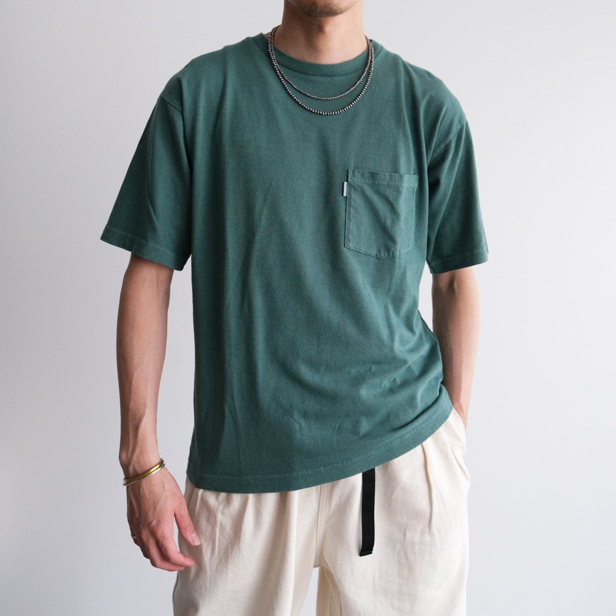 『COTTON / LINE S/S T-SHIRT(GARMENT DYE)』