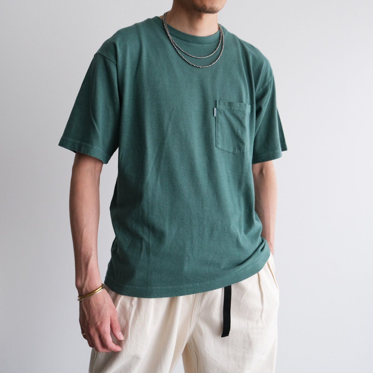 『COTTON / LINE S/S T-SHIRT(GARMENT DYE)』
