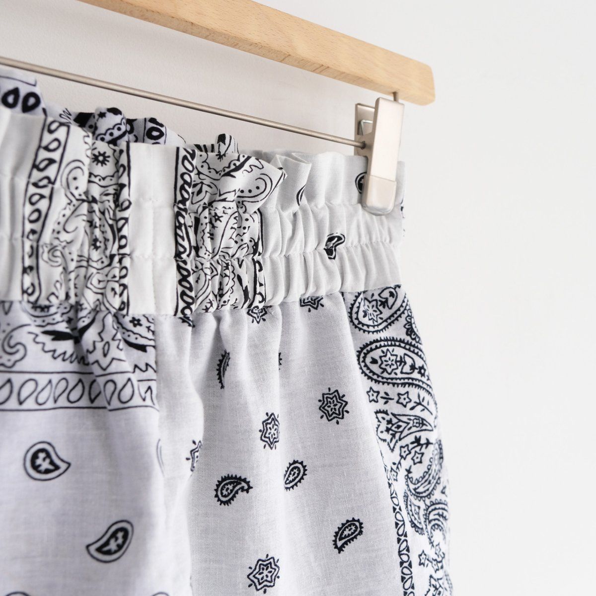『circa make bandana patchwork shorts』