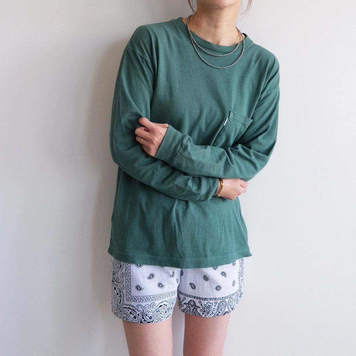 『circa make bandana patchwork shorts』