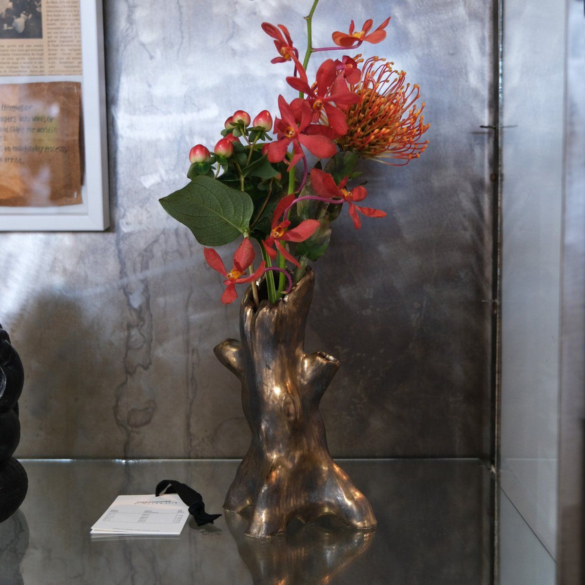 『木 FLOWER VASE』-フラワーベース-（BROWN / ブラウン）
