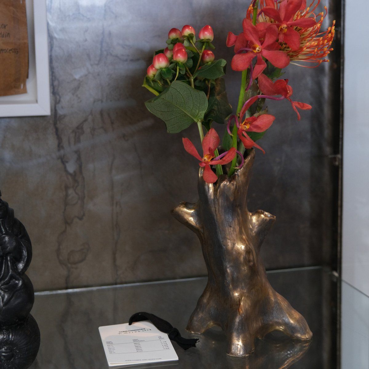 『木 FLOWER VASE』-フラワーベース-（BROWN / ブラウン）