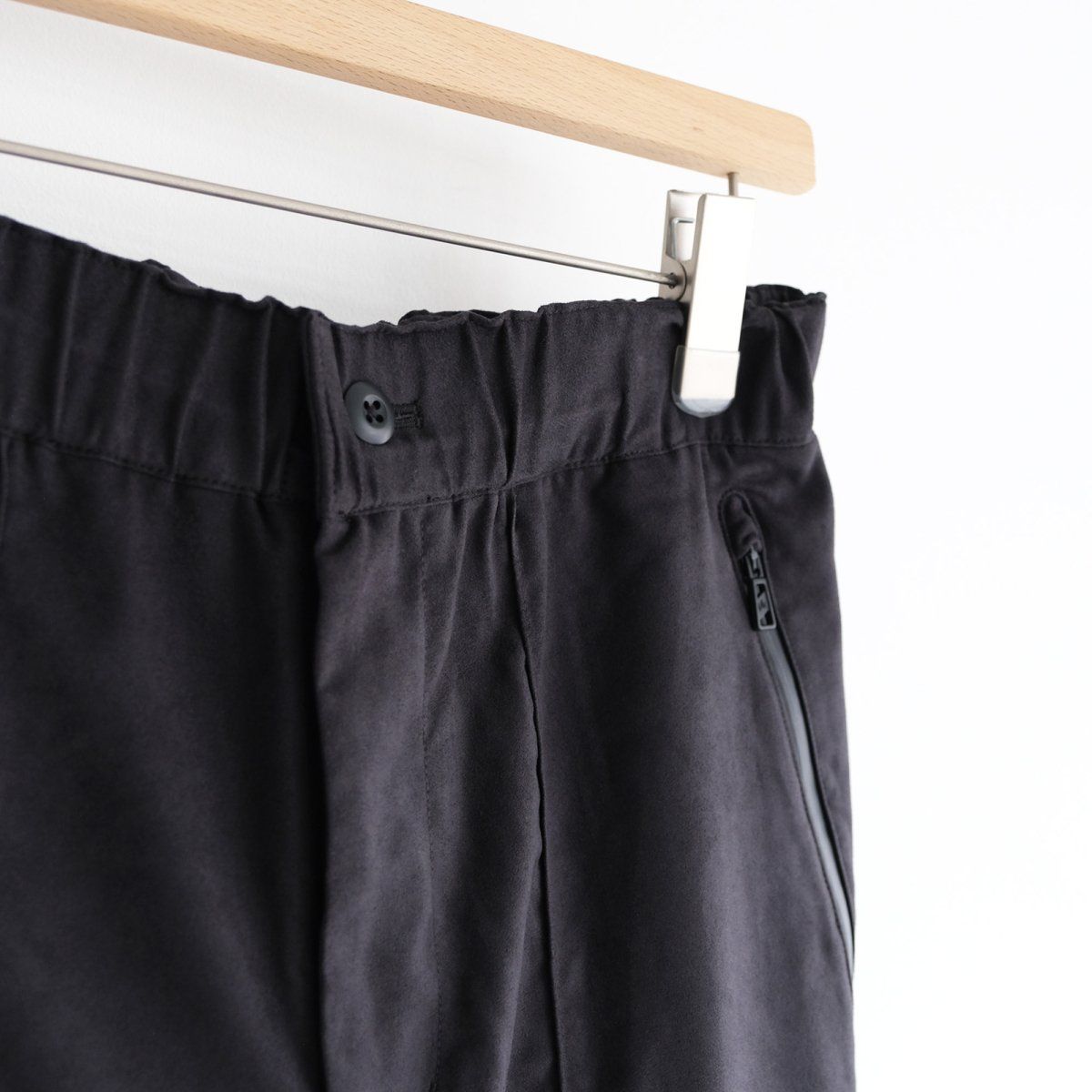 パンツ F/CE. SOLO SUEDE FLARE PANTS F/CE. - 『SOLO SUEDE FLARE PANTS』-パンツ-（BLACK / ブラック