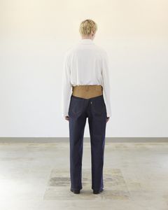 PAPER PATCH DENIM PANTS "PAST" -パンツ-