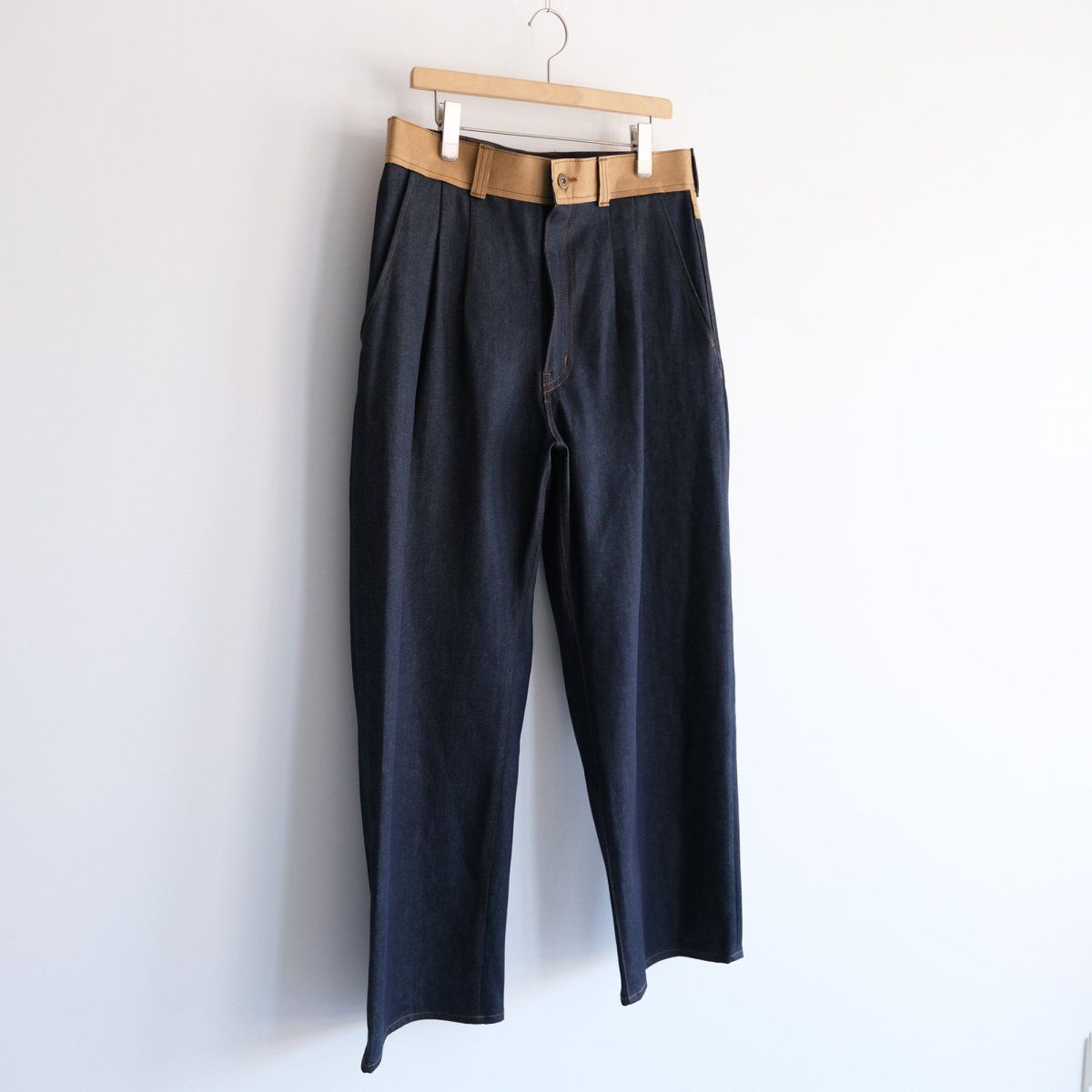 PAPER PATCH DENIM PANTS "PAST" -パンツ-