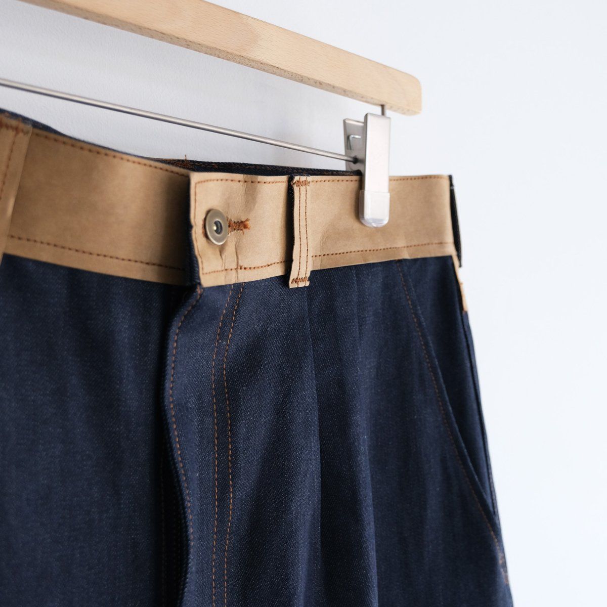 PAPER PATCH DENIM PANTS "PAST" -パンツ-