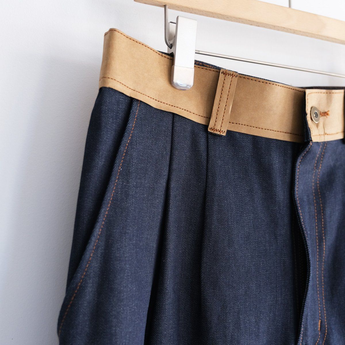 PAPER PATCH DENIM PANTS "PAST" -パンツ-