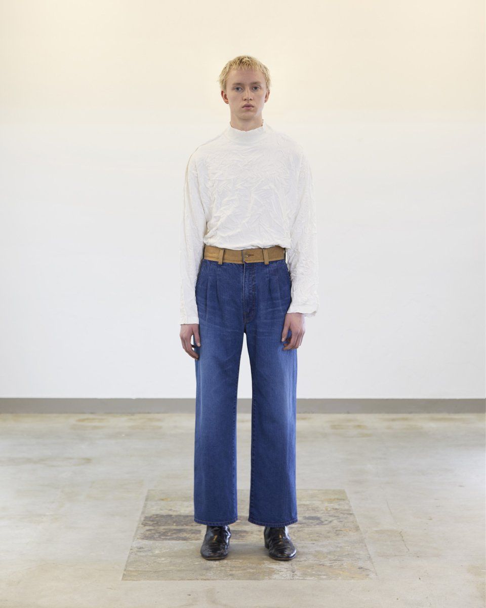 PAPER PATCH DENIM PANTS "NOW" -パンツ-