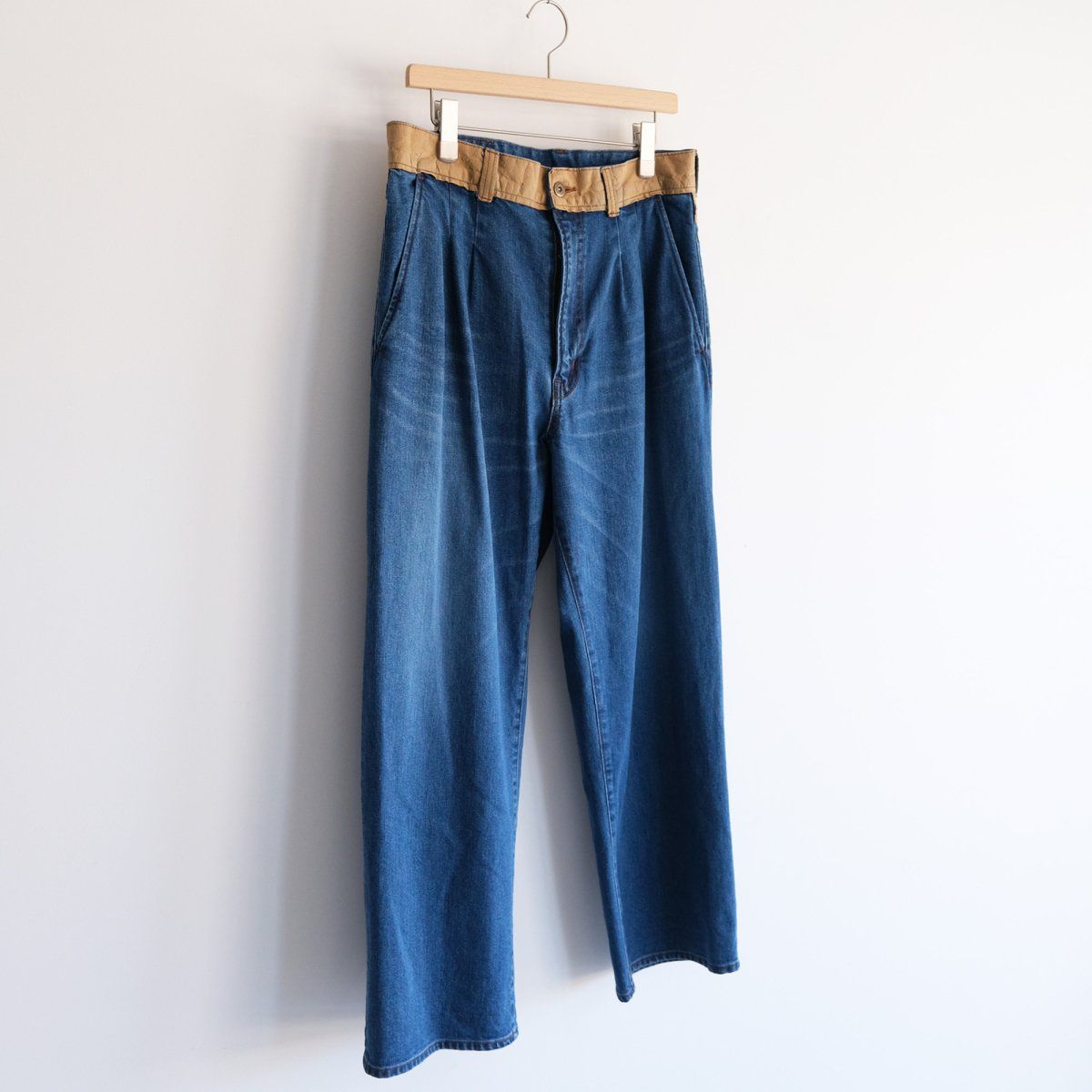 PAPER PATCH DENIM PANTS "NOW" -パンツ-