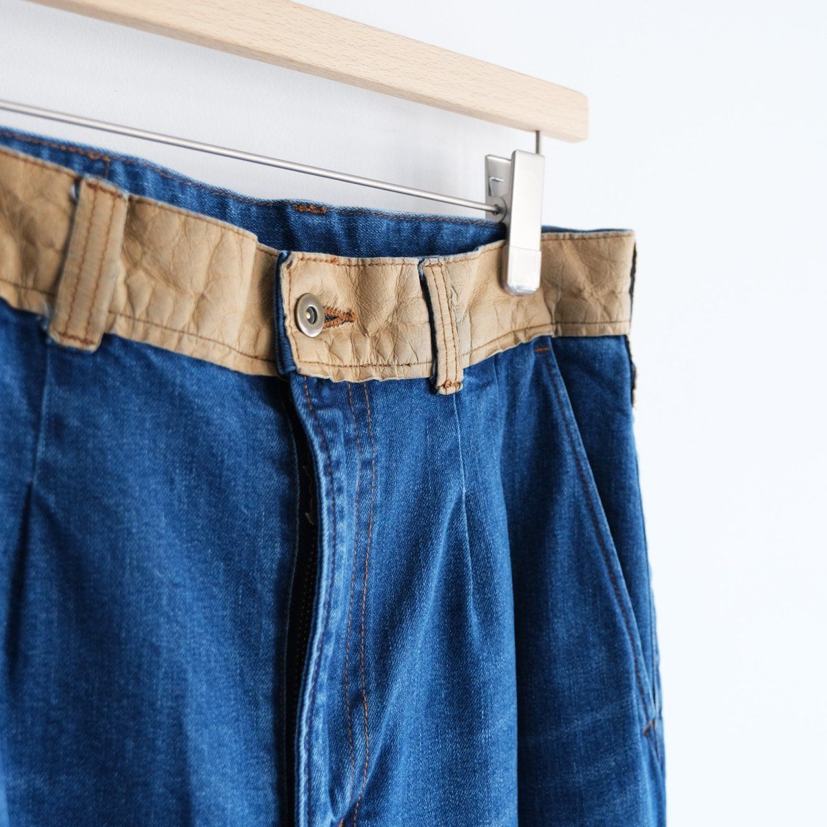 PAPER PATCH DENIM PANTS "NOW" -パンツ-