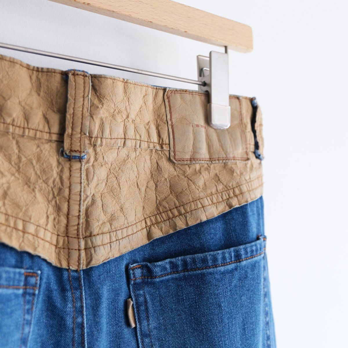 PAPER PATCH DENIM PANTS "NOW" -パンツ-