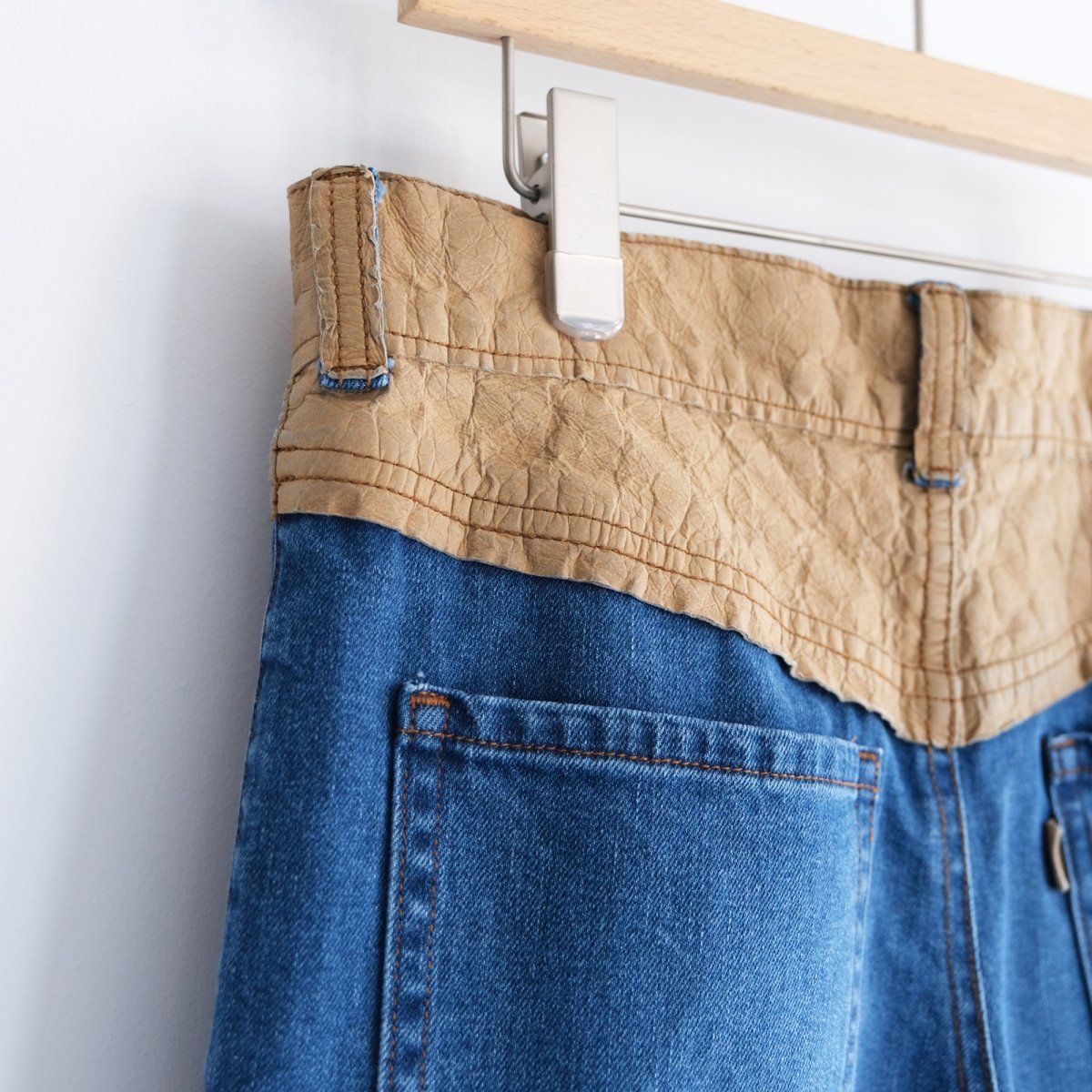PAPER PATCH DENIM PANTS "NOW" -パンツ-