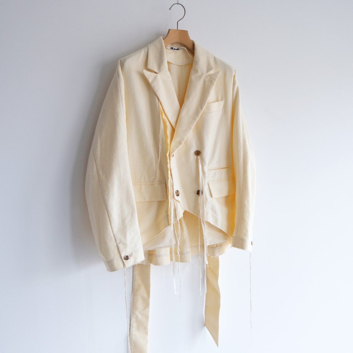 Midorikawa - 残り1点『BRUSHED COTTON JACKET』-ジャケット-（IVORY ...