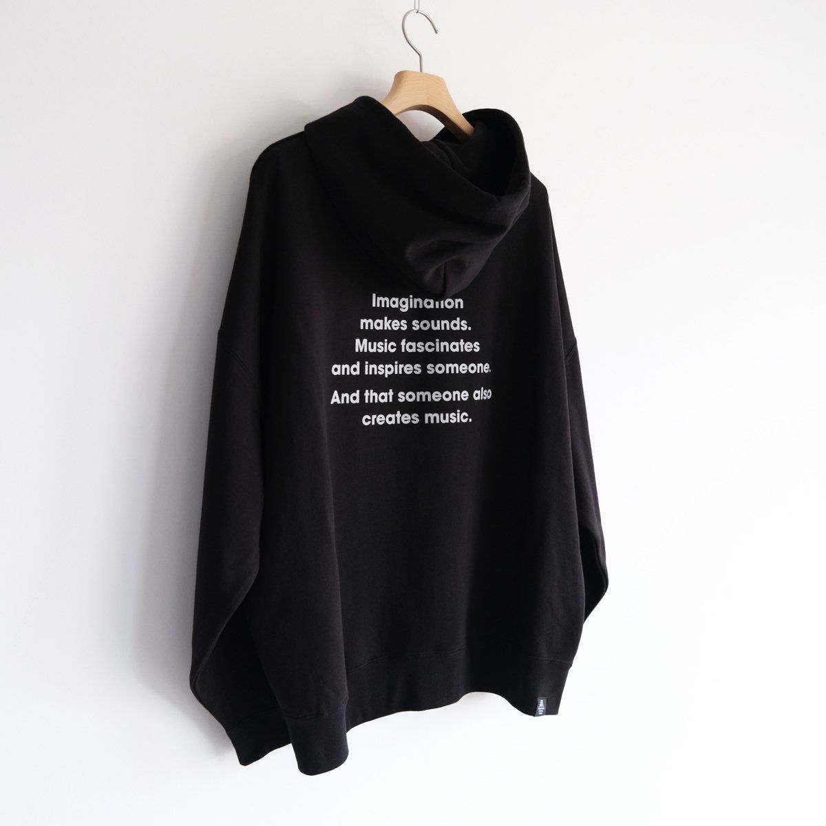 『"poetmeetsdubwise"LOOSE FIT HOODIE』