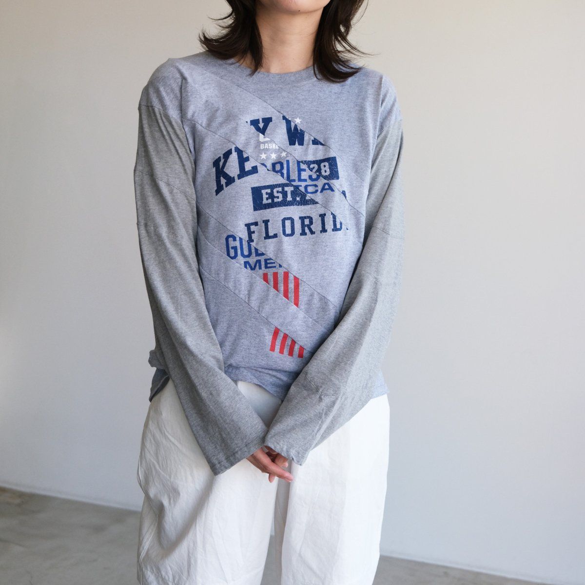 【SALE / 80%OFF】circa meke diagonal cutback raglan top-Gray (college)-2(cc21aw-02) 77circa(ナナナナサーカ) 77circa(ナナナナサーカ)の商品一覧 - ARKnets 公式通販