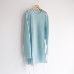 『MOHAIR LONG SLEEVE』-ニット-（SAX / サックス）