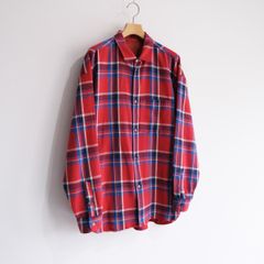『"ELLIOTT" Regular Collar Wide Shirt』-シャツ- （レッド）