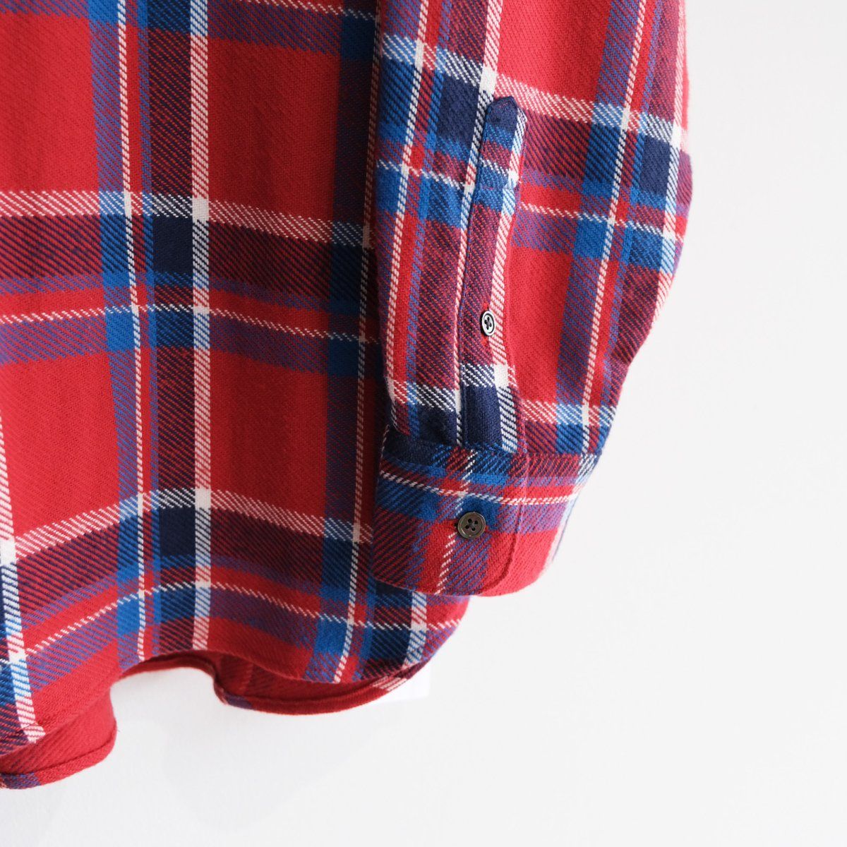 『"ELLIOTT" Regular Collar Wide Shirt』-シャツ- （レッド）