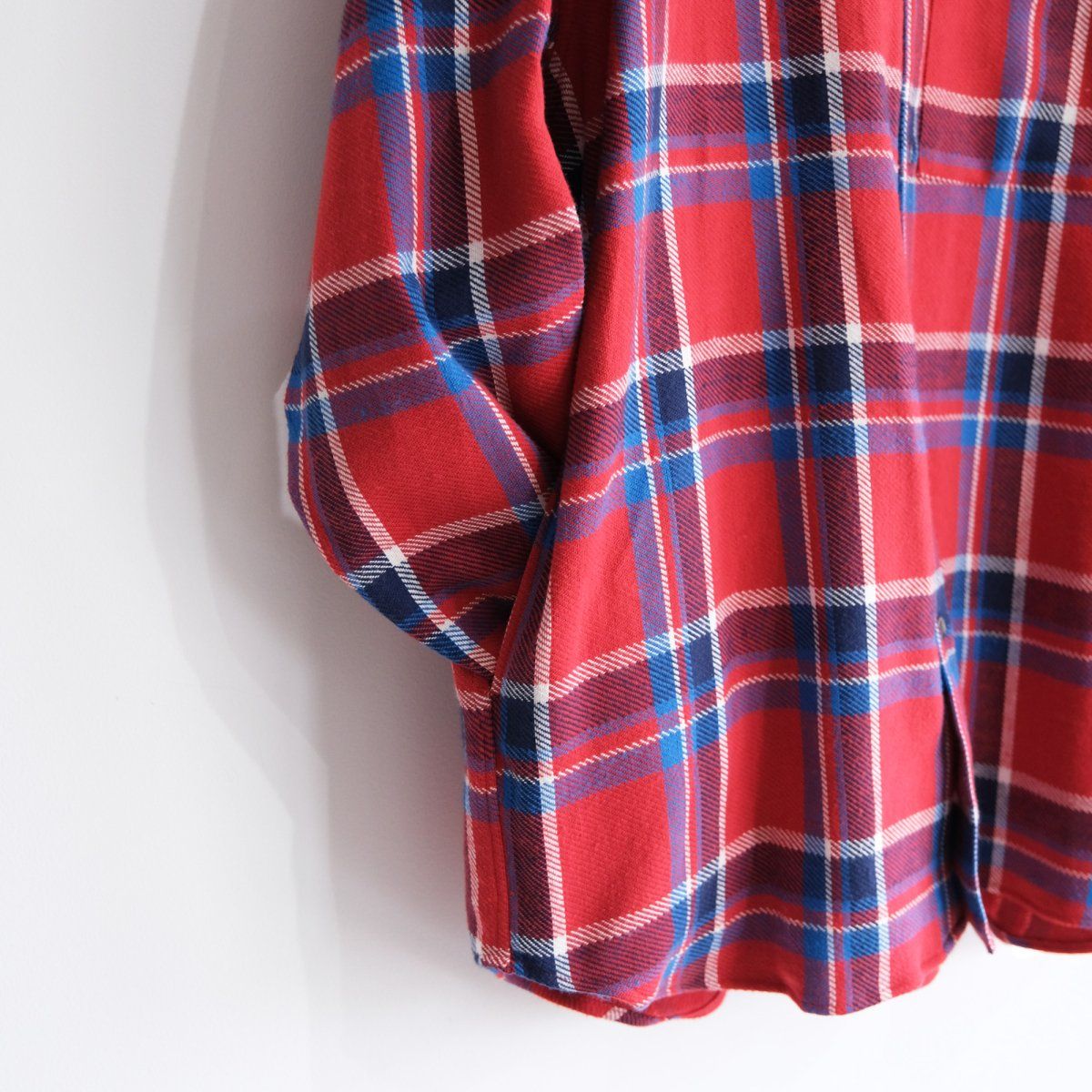 『"ELLIOTT" Regular Collar Wide Shirt』-シャツ- （レッド）