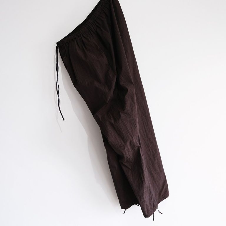 ATON - Hand Dyed Over Pants -パンツ-（Brown / ブラウン） | STACK STORE