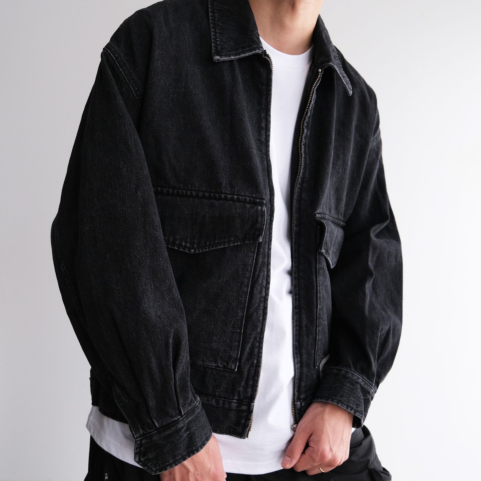 graphpaper デニムジャケット Graphpaper - グラフペーパー / SELVAGE DENIM JACKET | NOTHING BUT