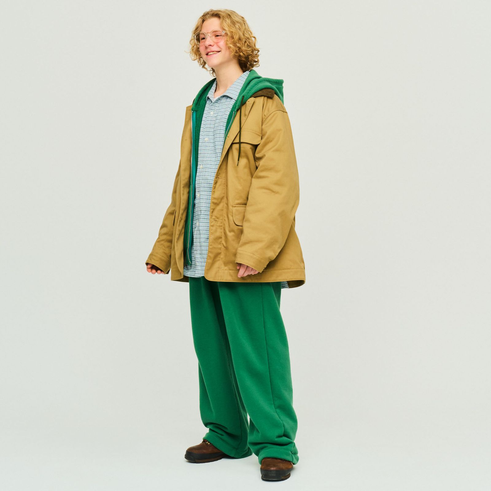 Jumberca Zip Up Hoodie -パーカー-（Green / グリーン）