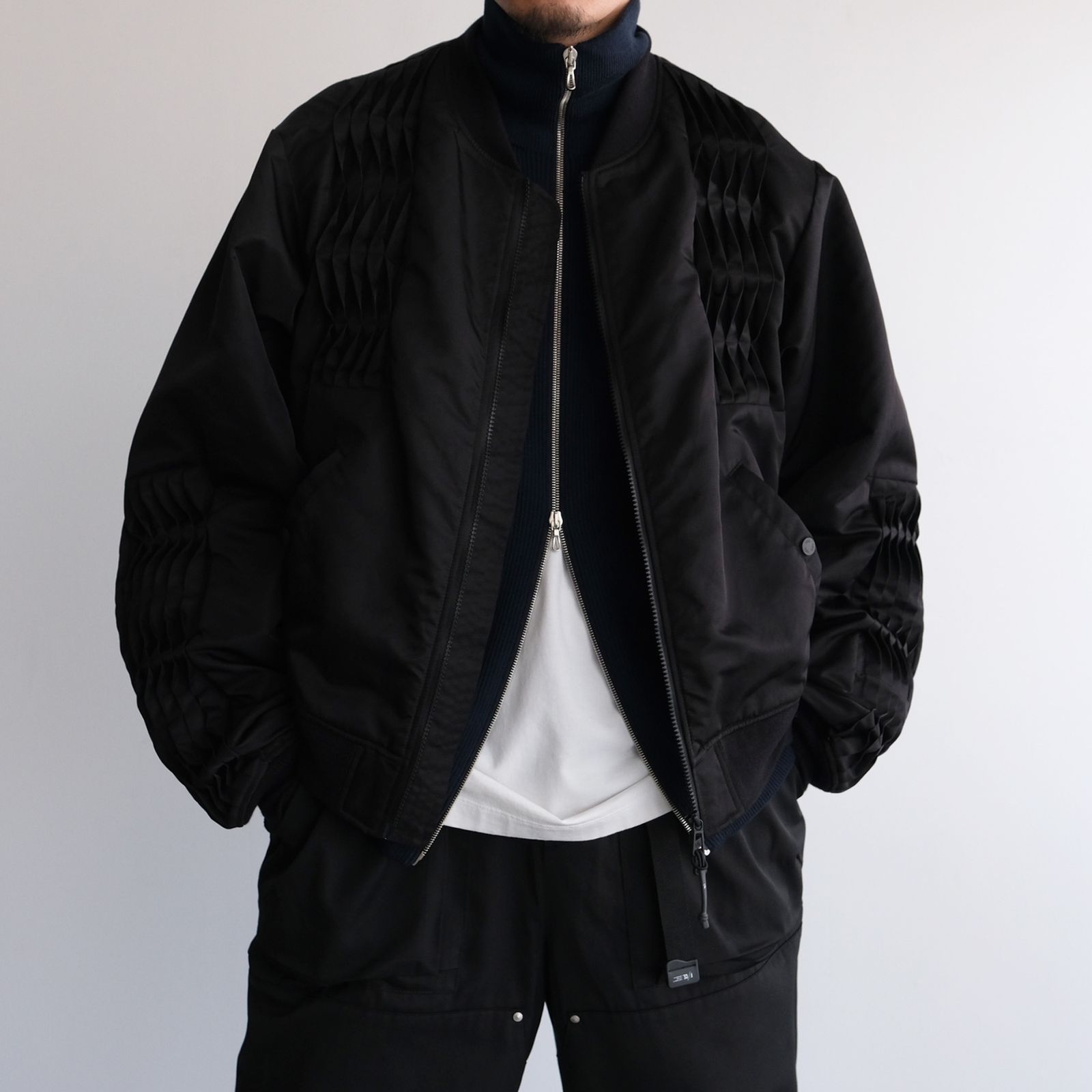 Graphpaper ネイビー ジッパーベスト ドライバーズニット サイズ2 p96nEnPNWtM9.jpg?width=768