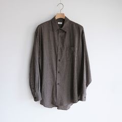 Cotton Wool Check Shirts -シャツ-（Beige Check / ベージュチェック）