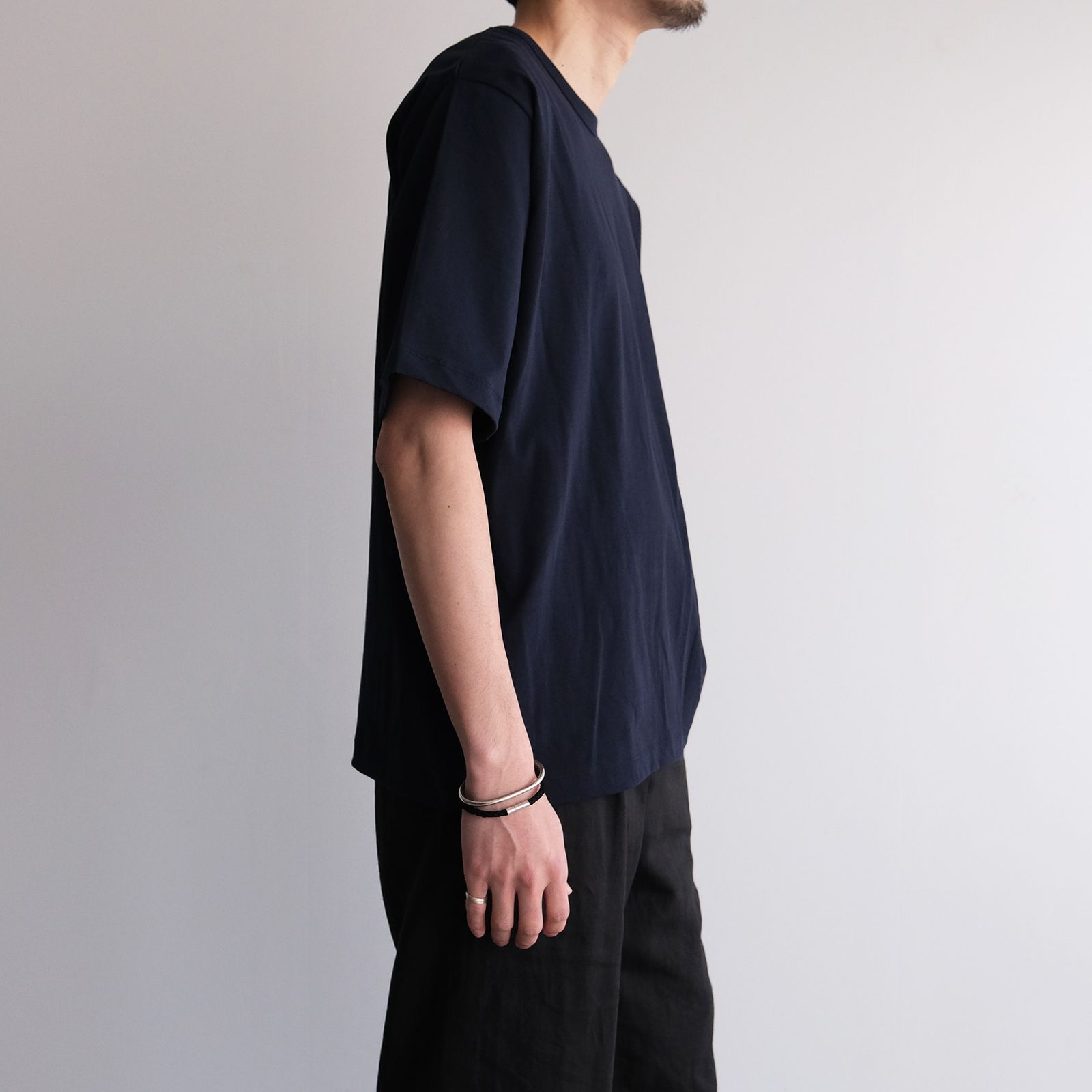 Dry Cotton Jersey Standard T-Shirt -Tシャツ-（Navy / ネイビー）