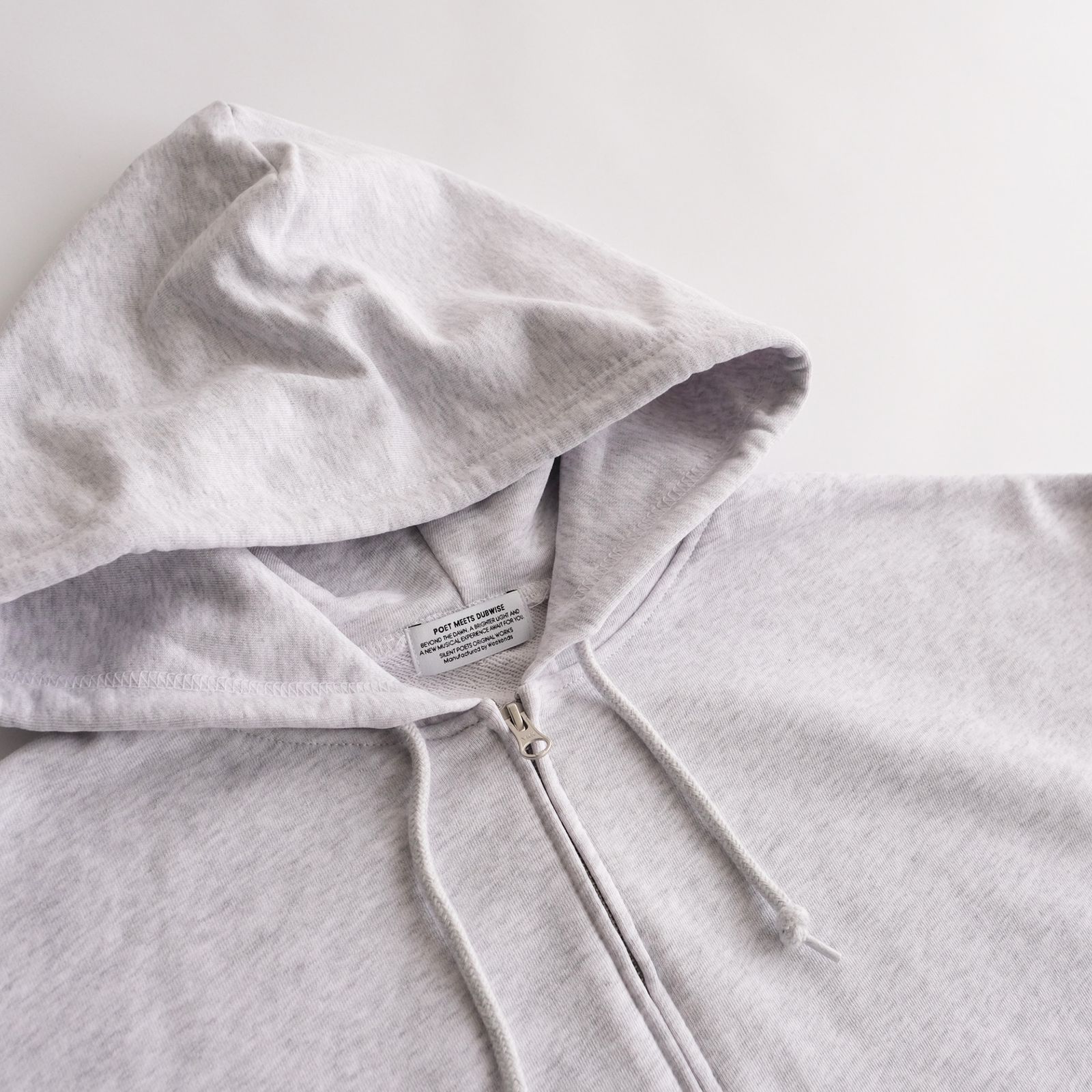 PMD Logo Oversized Zip Hoodie -パーカー-（A.Gray / アッシュグレー）
