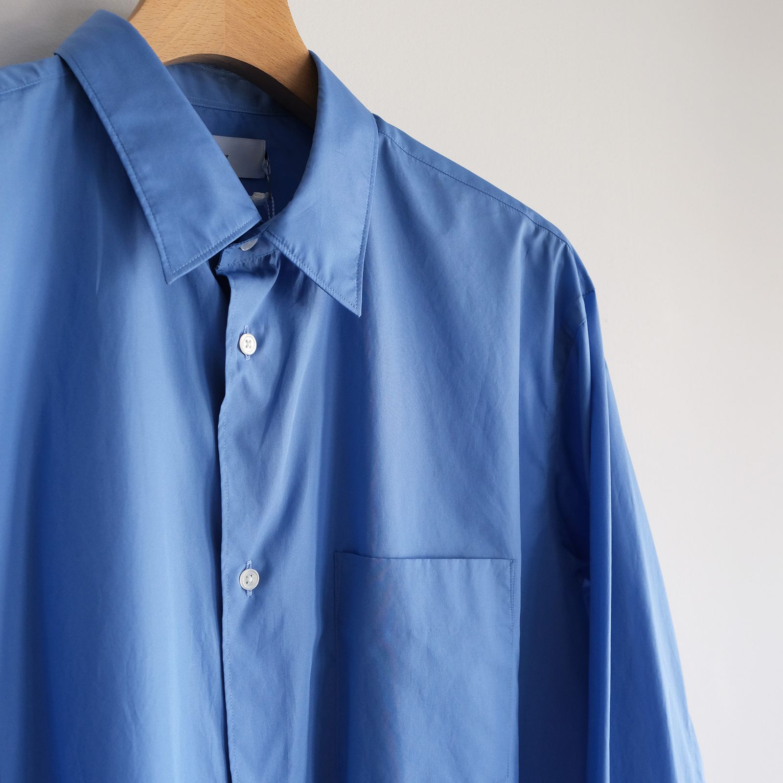 Broad Regular Collar Shirt -シャツ-（Blue / ブルー）GM261-50005B