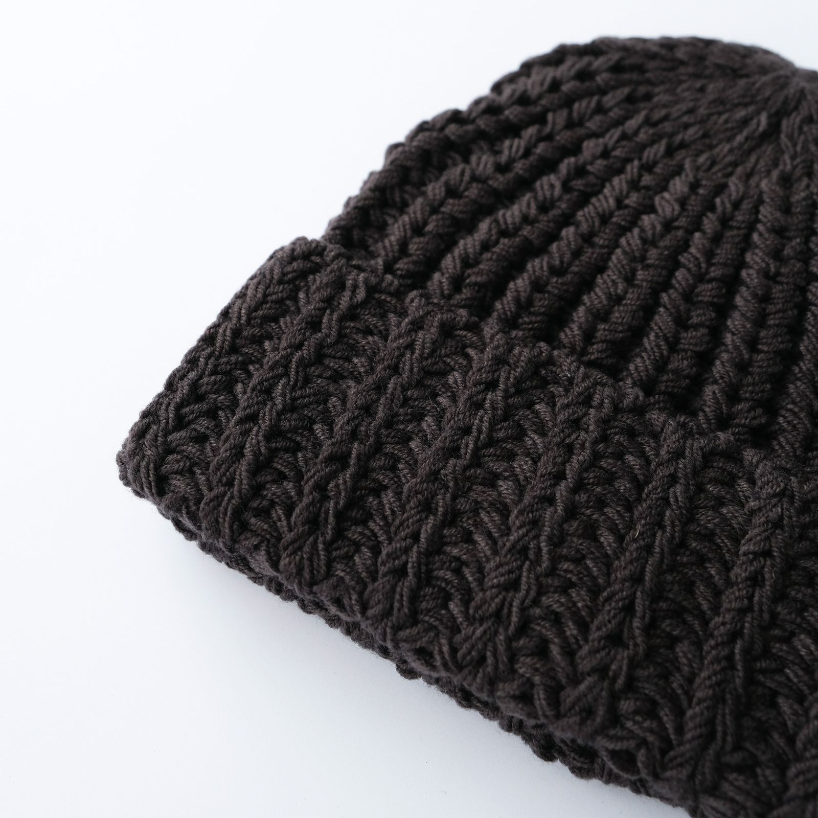 Big Knit -ニットキャップ-（Brown /ブラウン）
