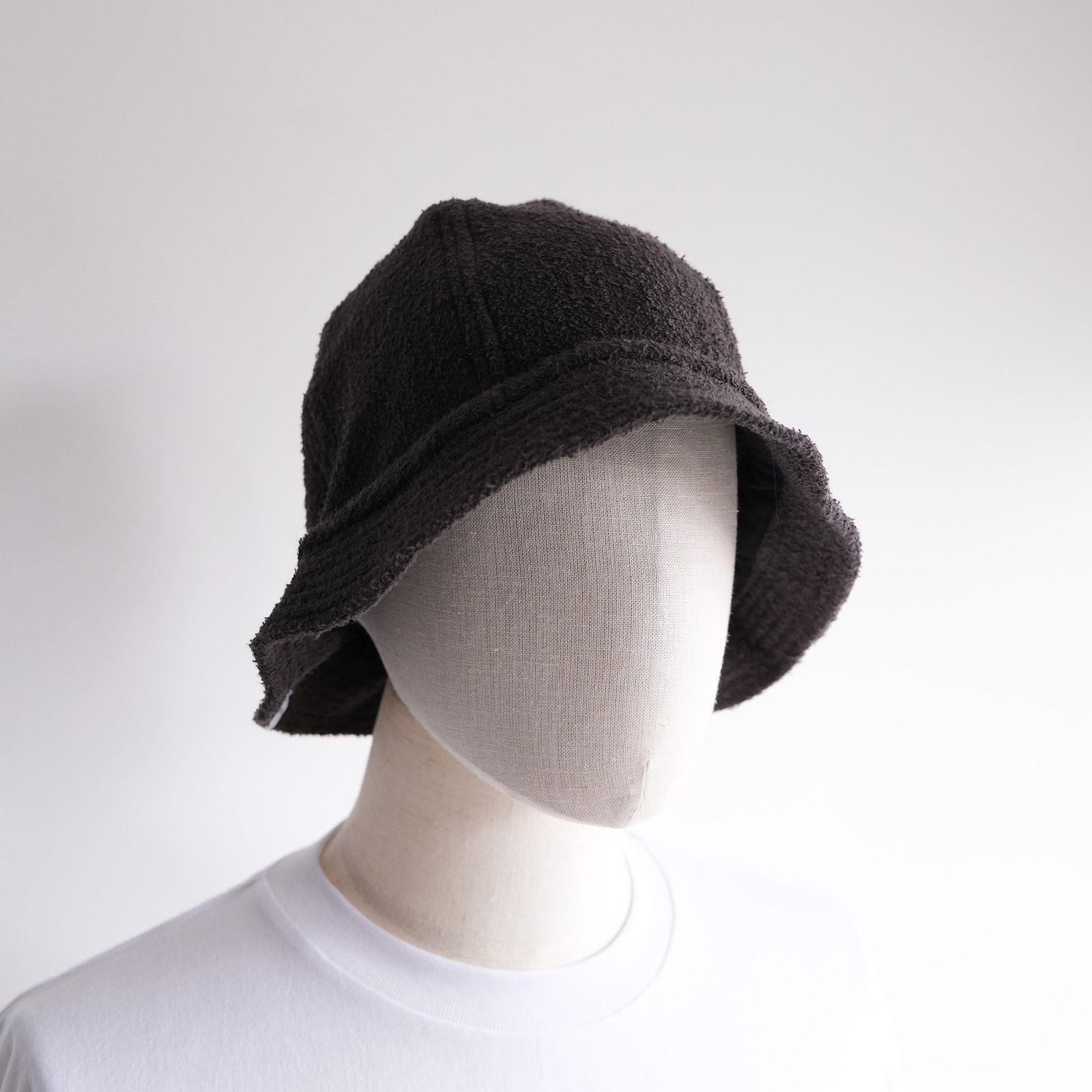 SAUNAS"サ"Towel Cloth Hat -帽子-（Charcoal Gray / チャコールグレー）