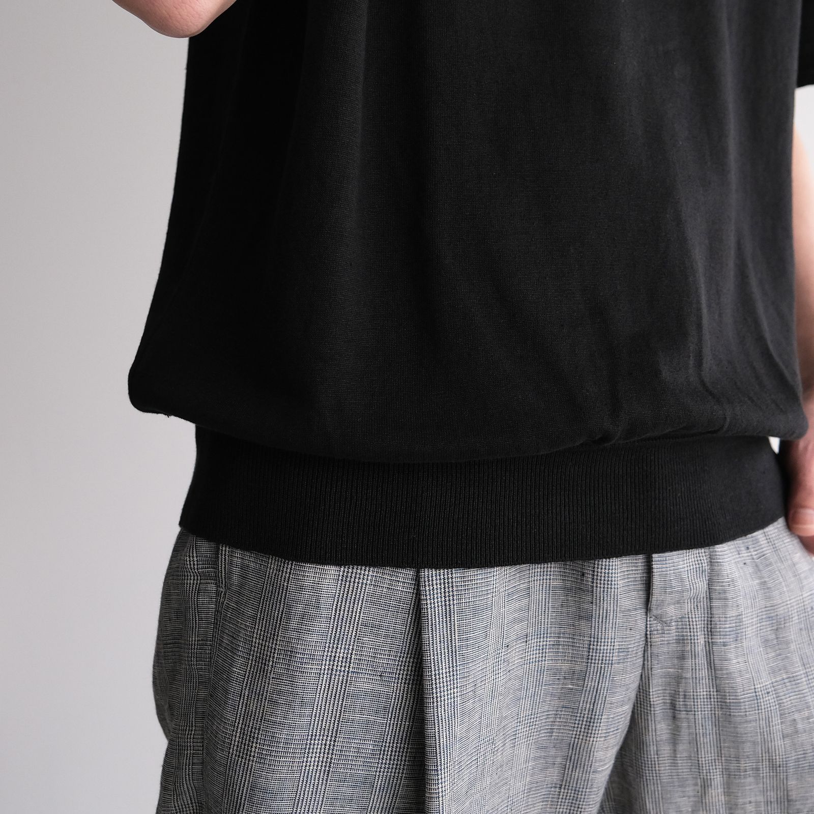 2/26Safirin 18Gauge Knit Pullover -Tシャツ-（Black / ブラック）
