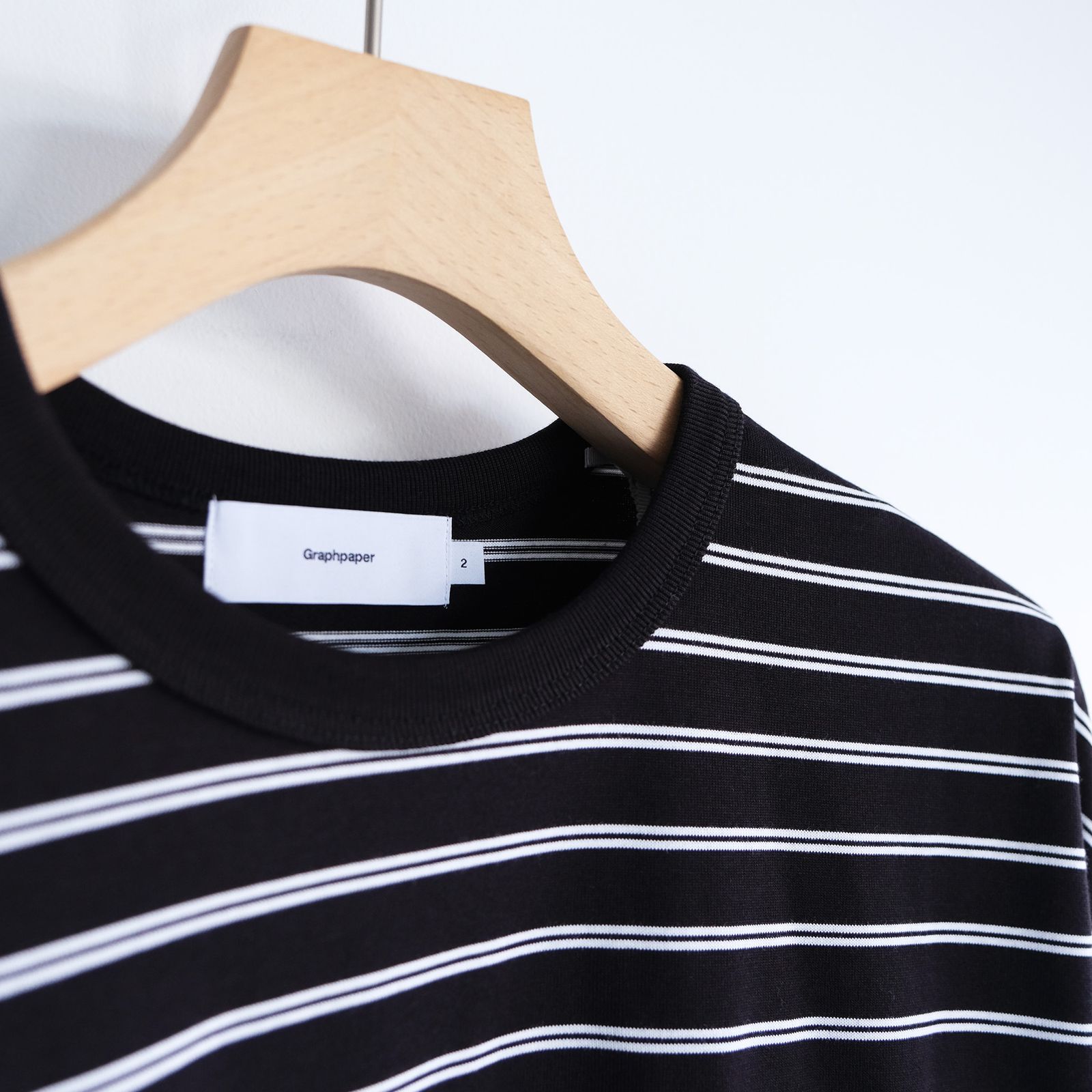 Tri Spun Border S/S Tee -Tシャツ-（Black×White / ブラック×ホワイト）GU261-70120B