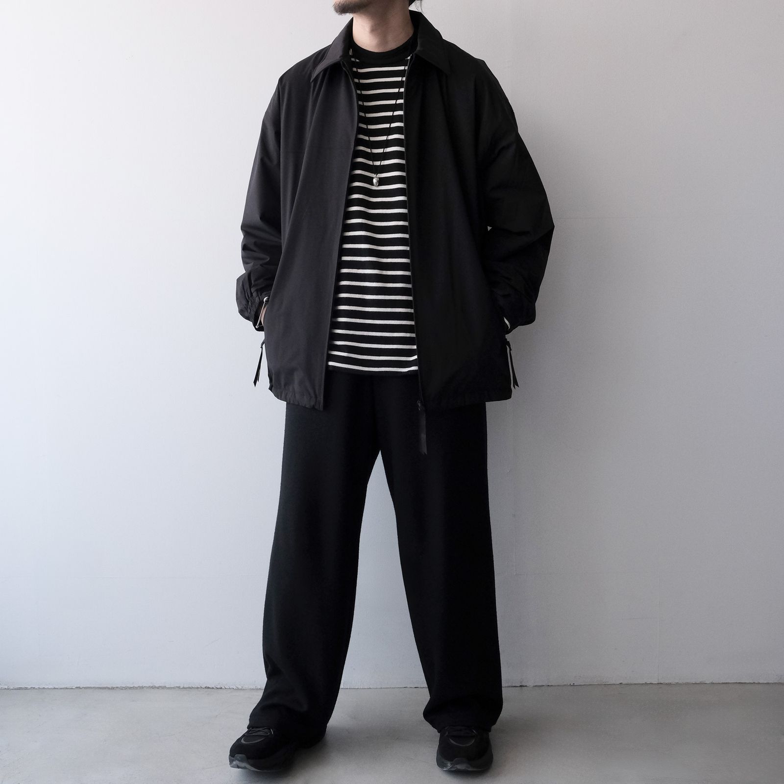 PERTEX SHIELD Light Thermo Zip-Up Jacket -ブルゾン-（Black / ブラック）GM263-30270